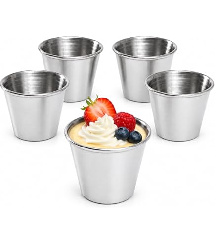 Amazon｜ステンレス製 プリンカップ EBM18-8 No1 65ml 内径5cm 6513000